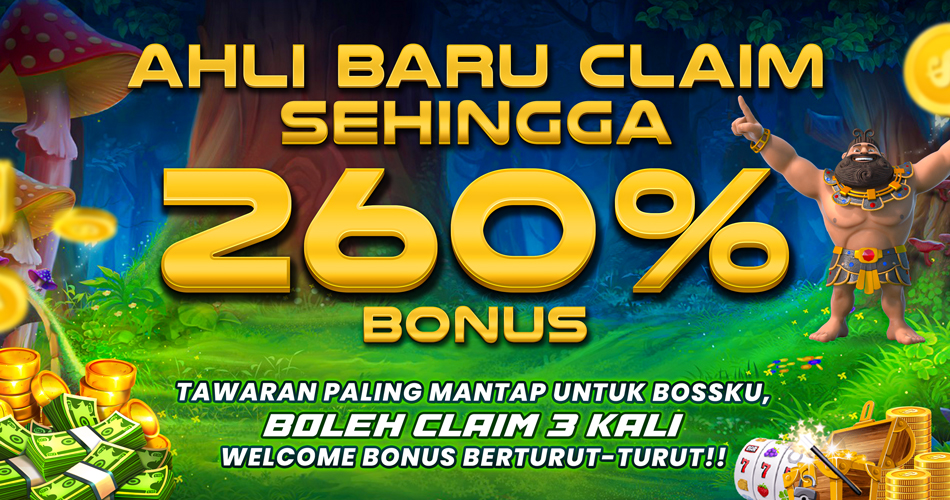 Welcome Bonus Up to 260%